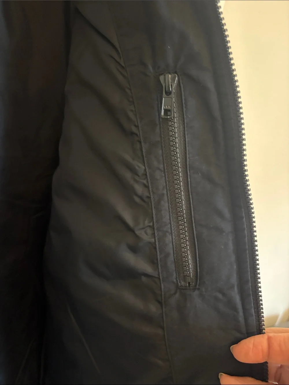 UNTUCKit Marty Quilted City Jacket Navy Blue Men’s Size Large